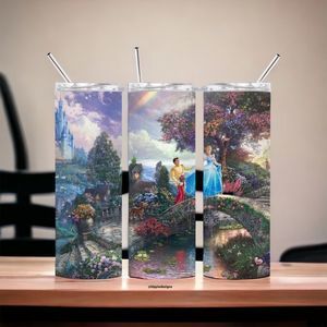 Cinderella 20oz Tumbler With Straw